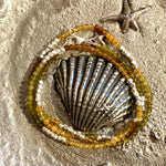 Semi Precious Stone and Sterling Silver Wrap Bracelets