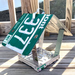Upcycled License Plate Bird Feeders