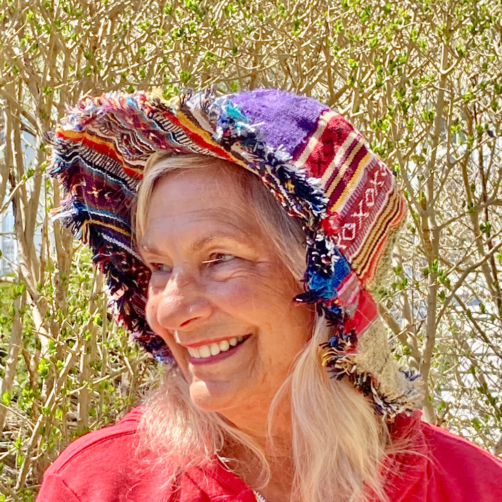 Fair Trade Hemp Patchwork Beach Hats