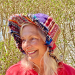 Fair Trade Hemp Patchwork Beach Hats
