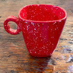 Splatter Square Earthenware Mugs
