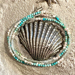 Semi Precious Stone and Sterling Silver Wrap Bracelets
