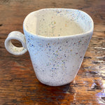 Splatter Square Earthenware Mugs